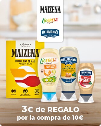 Promociones Hellmanns, Calve, Ligeresa, Knorr, Maizena y Flanin en Dia.es